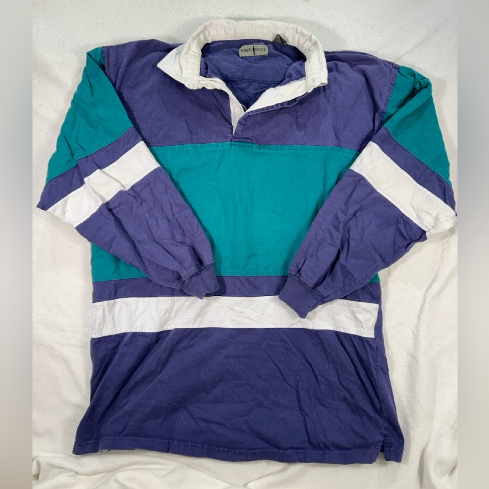 Vintage Robert Stock 100% Cotton Long Sleeve Size L